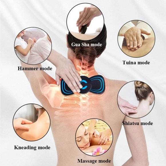6 Modes Electric Neck Tens Unit Cervical Vertebra Massager Pain Relief D… - Picture 6 of 12